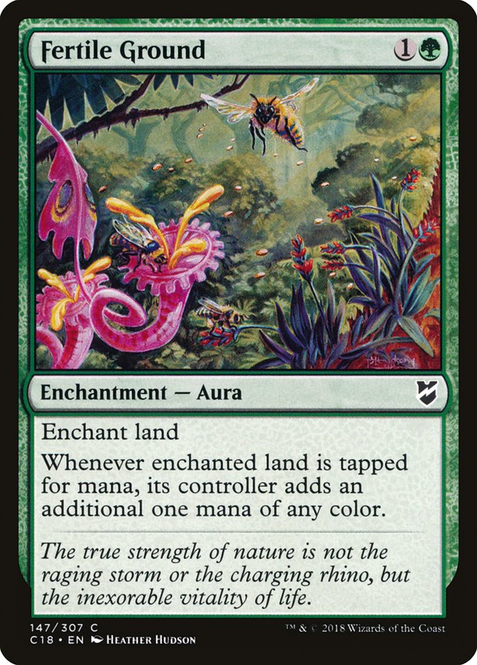 Fertile Ground [Commander 2018] | Card Merchant Takapuna