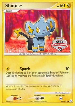 Shinx (98/130) (City Championships Promo) [Nintendo: Black Star Promos] | Card Merchant Takapuna