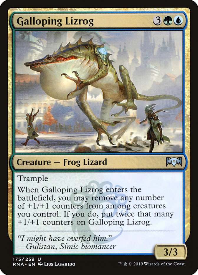 Galloping Lizrog [Ravnica Allegiance] | Card Merchant Takapuna