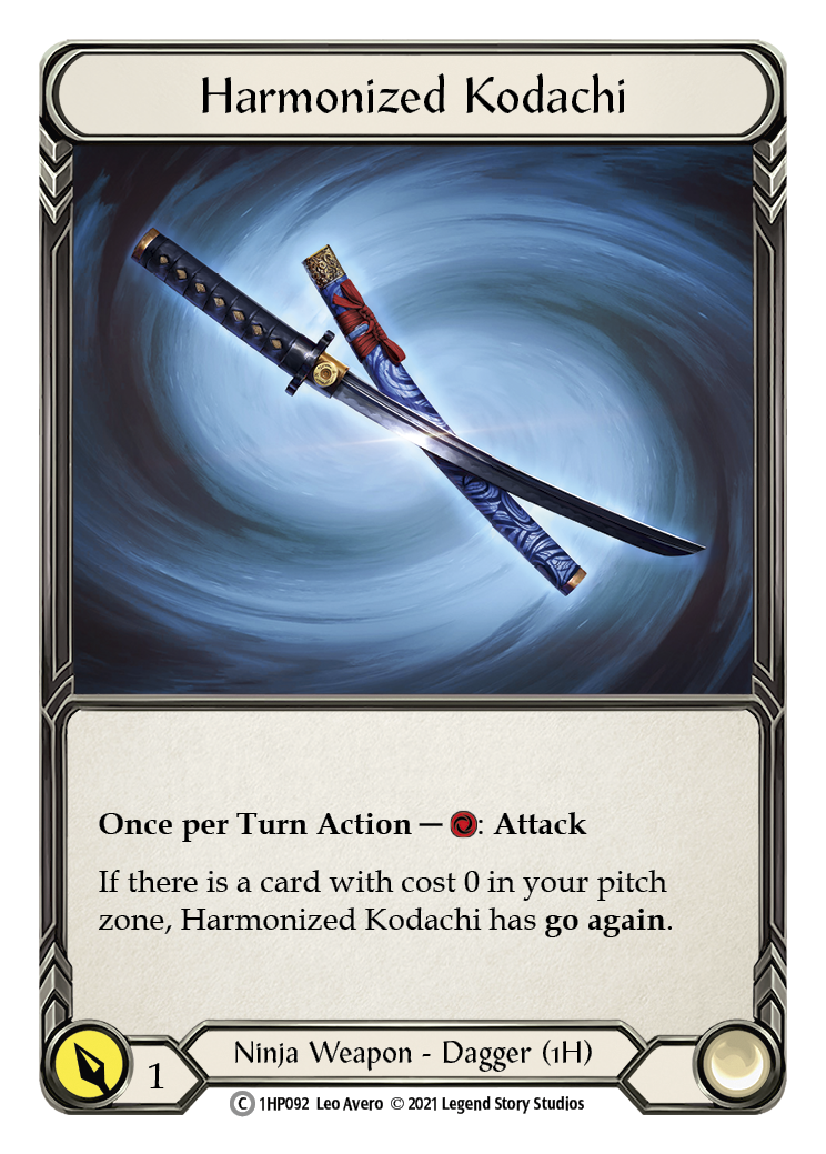 Harmonized Kodachi (Right) [1HP092] (History Pack 1) | Card Merchant Takapuna