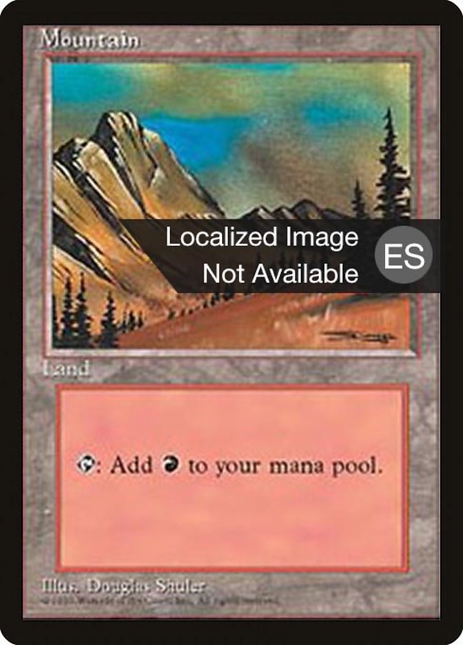 Mountain (C) [Fourth Edition (Foreign Black Border)] | Card Merchant Takapuna