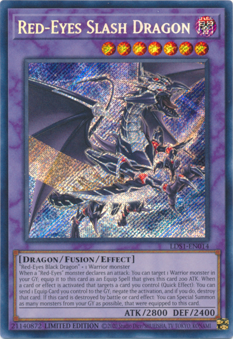 Red-Eyes Slash Dragon [LDS1-EN014] Secret Rare | Card Merchant Takapuna