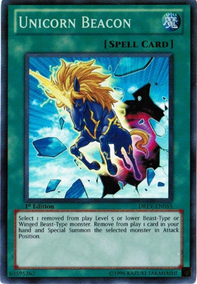 Unicorn Beacon [DREV-EN055] Super Rare | Card Merchant Takapuna