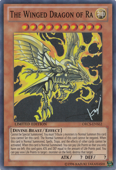 The Winged Dragon of Ra [ORCS-ENSE2] Super Rare | Card Merchant Takapuna