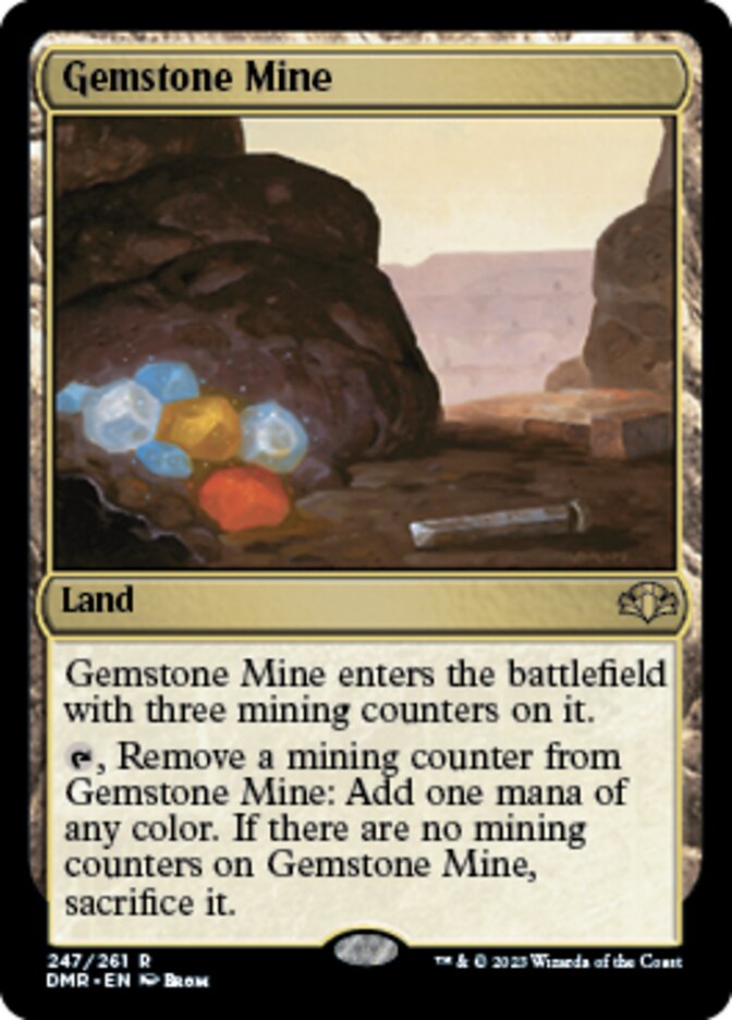 Gemstone Mine [Dominaria Remastered] | Card Merchant Takapuna