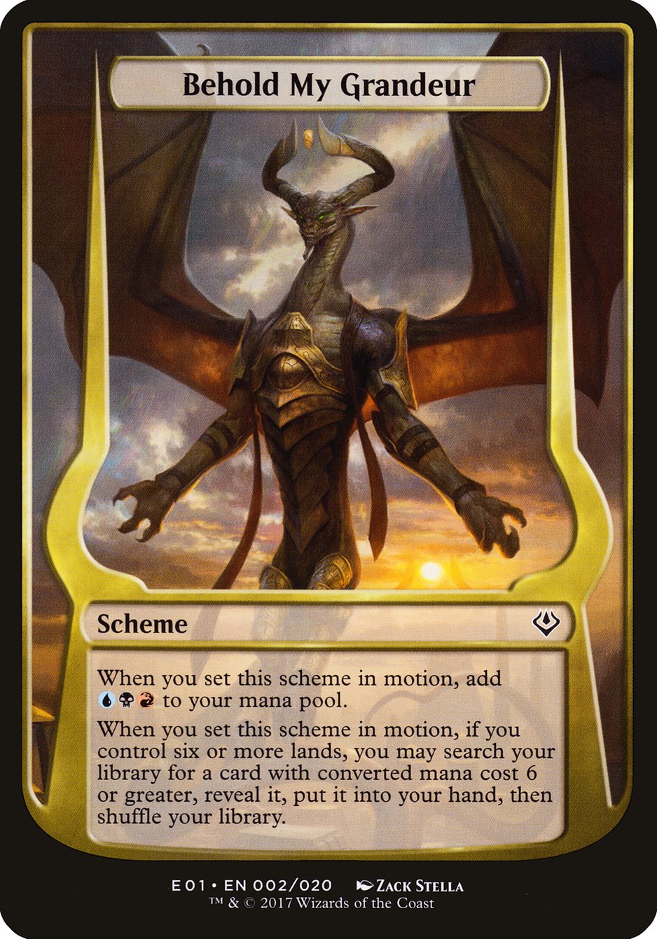 Behold My Grandeur (Schemes) [Archenemy: Nicol Bolas Schemes] | Card Merchant Takapuna