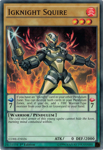 Igknight Squire [CORE-EN026] Common | Card Merchant Takapuna