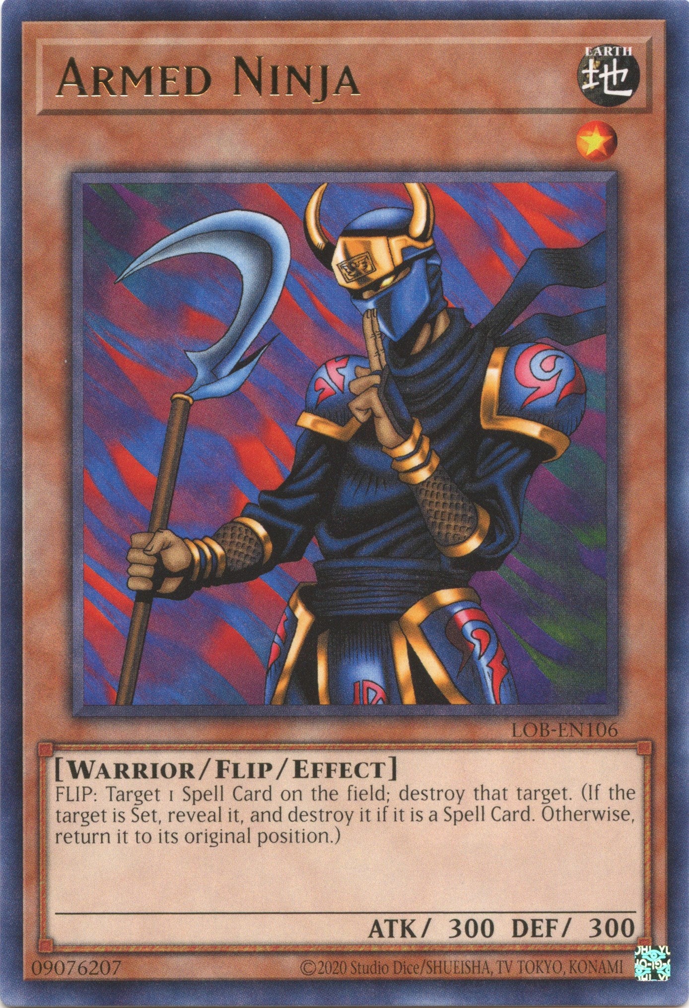 Armed Ninja (25th Anniversary) [LOB-EN106] Rare | Card Merchant Takapuna