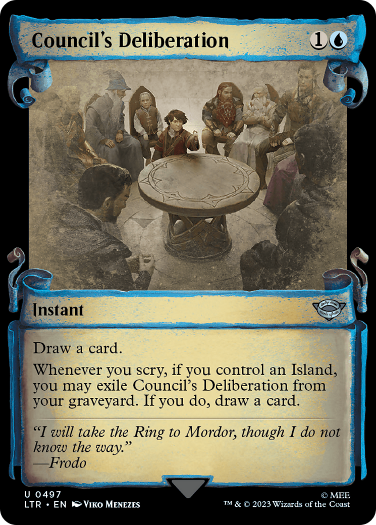 Council's Deliberation [The Lord of the Rings: Tales of Middle-Earth Showcase Scrolls] | Card Merchant Takapuna