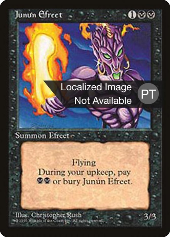 Junun Efreet [Fourth Edition (Foreign Black Border)] | Card Merchant Takapuna