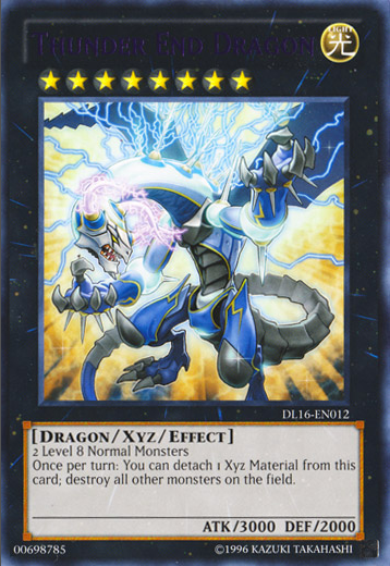 Thunder End Dragon (Purple) [DL16-EN012] Rare | Card Merchant Takapuna