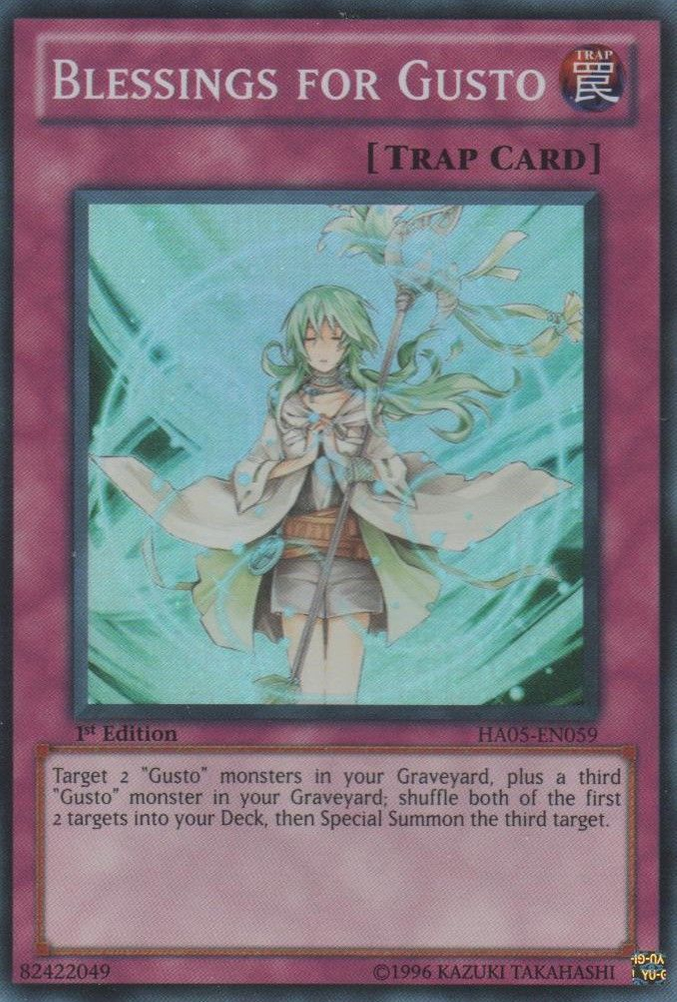 Blessings for Gusto [HA05-EN059] Super Rare | Card Merchant Takapuna