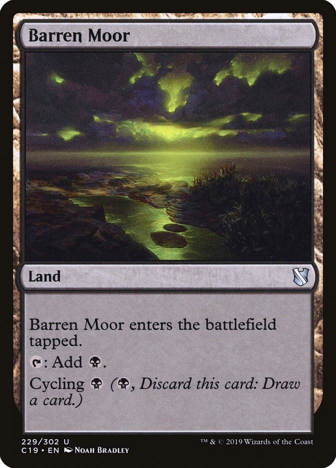 Barren Moor [Commander 2019] | Card Merchant Takapuna