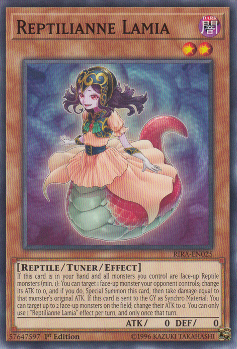 Reptilianne Lamia [RIRA-EN025] Common | Card Merchant Takapuna