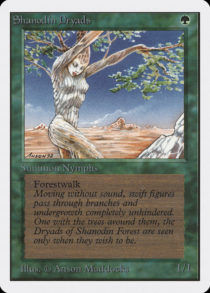 Shanodin Dryads [Unlimited Edition] | Card Merchant Takapuna