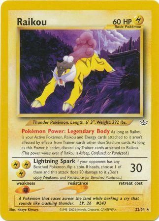 Raikou (22/64) [Neo Revelation Unlimited] | Card Merchant Takapuna