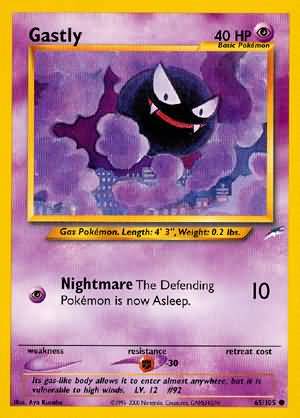 Gastly (65/105) [Neo Destiny Unlimited] | Card Merchant Takapuna