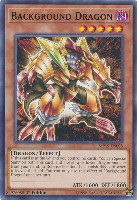 Background Dragon [MP19-EN008] Common | Card Merchant Takapuna