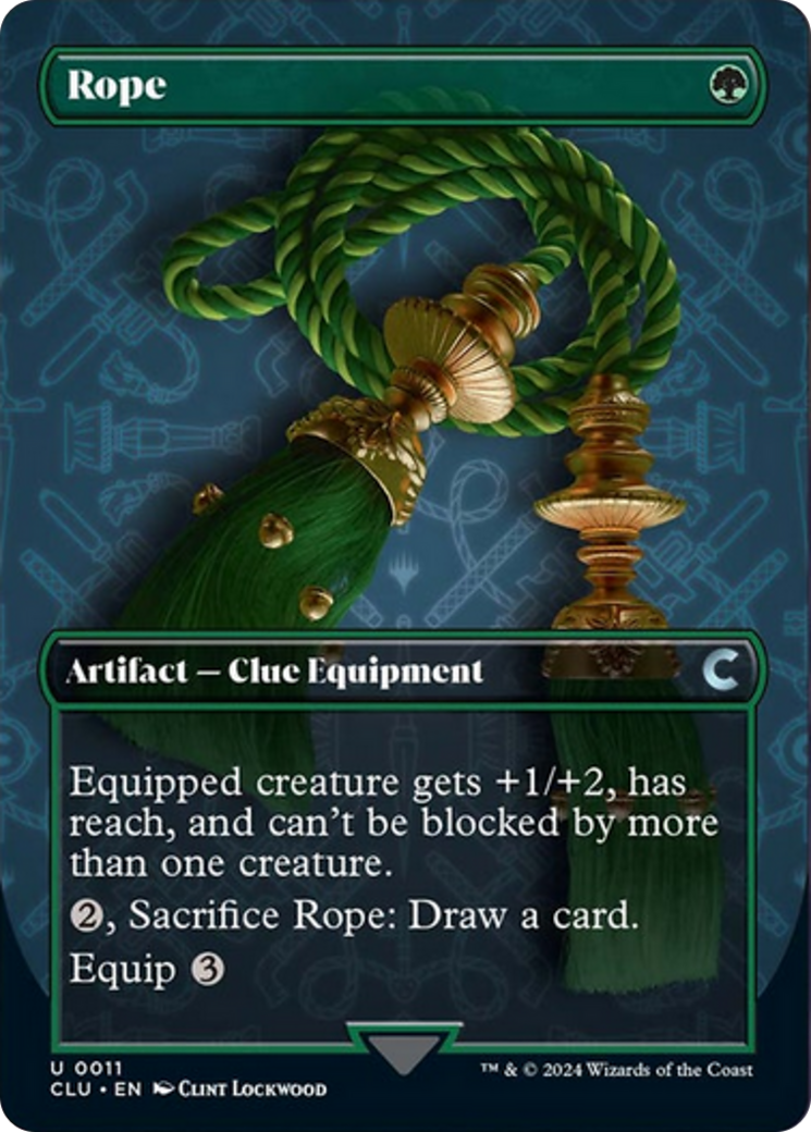 Rope (Borderless) [Ravnica: Clue Edition] | Card Merchant Takapuna