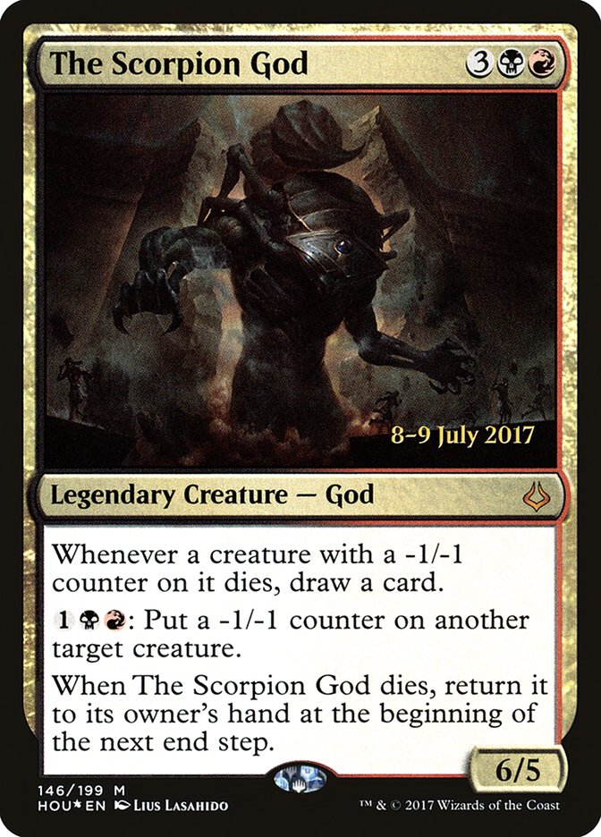 The Scorpion God [Hour of Devastation Prerelease Promos] | Card Merchant Takapuna