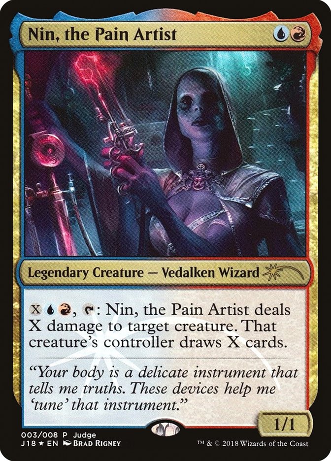 Nin, the Pain Artist [Judge Gift Cards 2018] | Card Merchant Takapuna