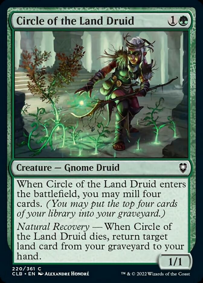 Circle of the Land Druid [Commander Legends: Battle for Baldur's Gate] | Card Merchant Takapuna