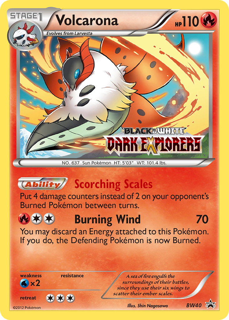 Volcarona (BW40) [Black & White: Black Star Promos] | Card Merchant Takapuna