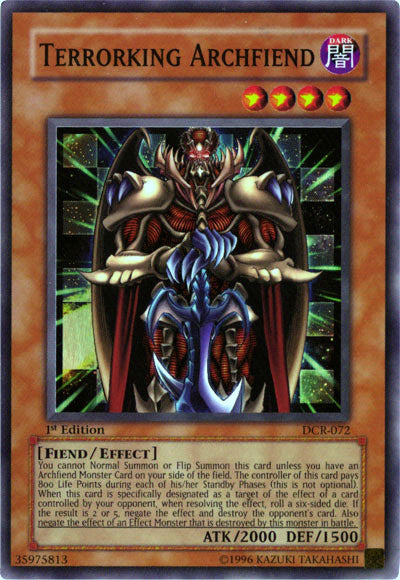 Terrorking Archfiend [DCR-072] Super Rare | Card Merchant Takapuna