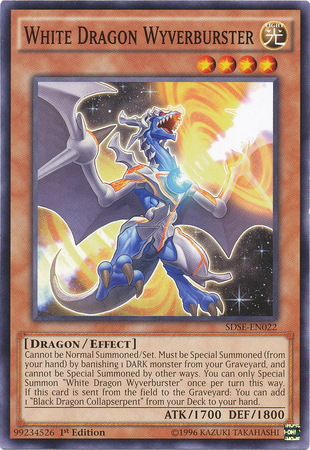 White Dragon Wyverburster [SDSE-EN022] Common | Card Merchant Takapuna