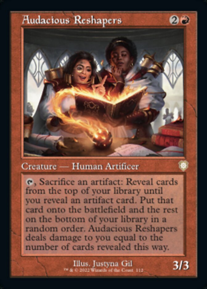 Audacious Reshapers (Retro) [The Brothers' War Commander] | Card Merchant Takapuna