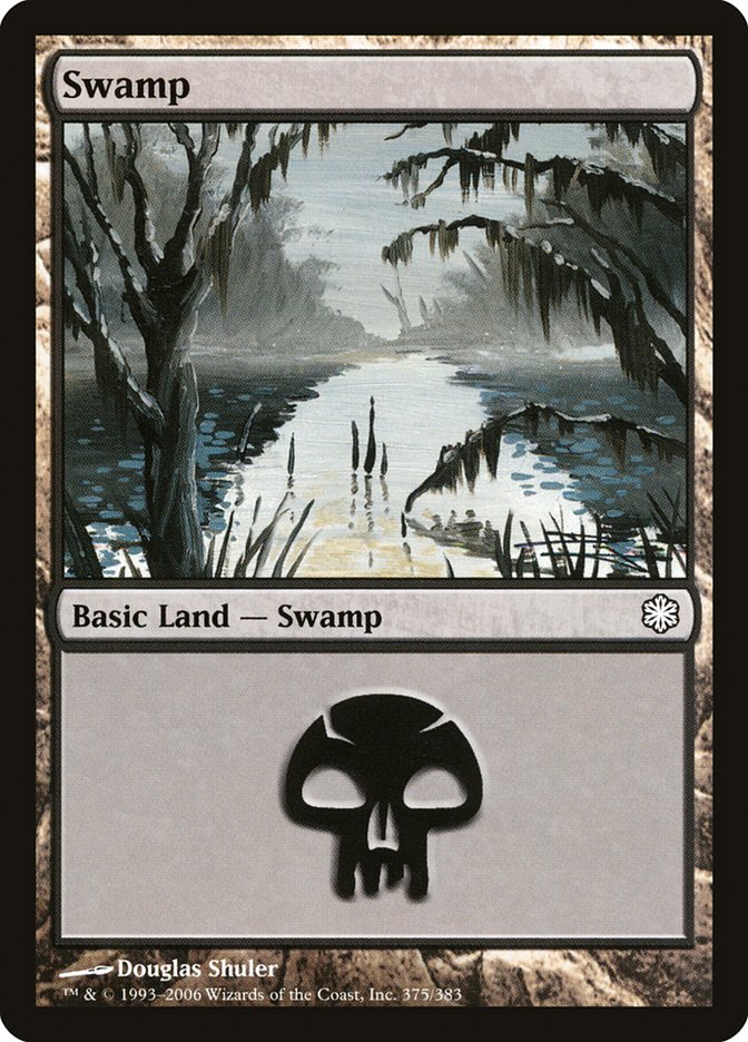 Swamp (375) [Coldsnap Theme Decks] | Card Merchant Takapuna