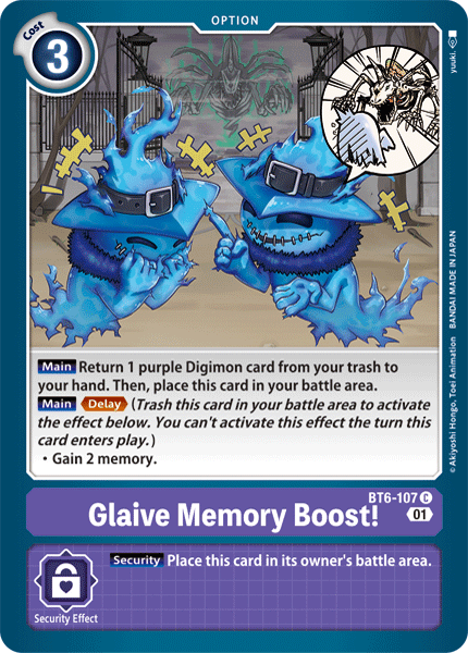 Glaive Memory Boost! [BT6-107] [Double Diamond] | Card Merchant Takapuna