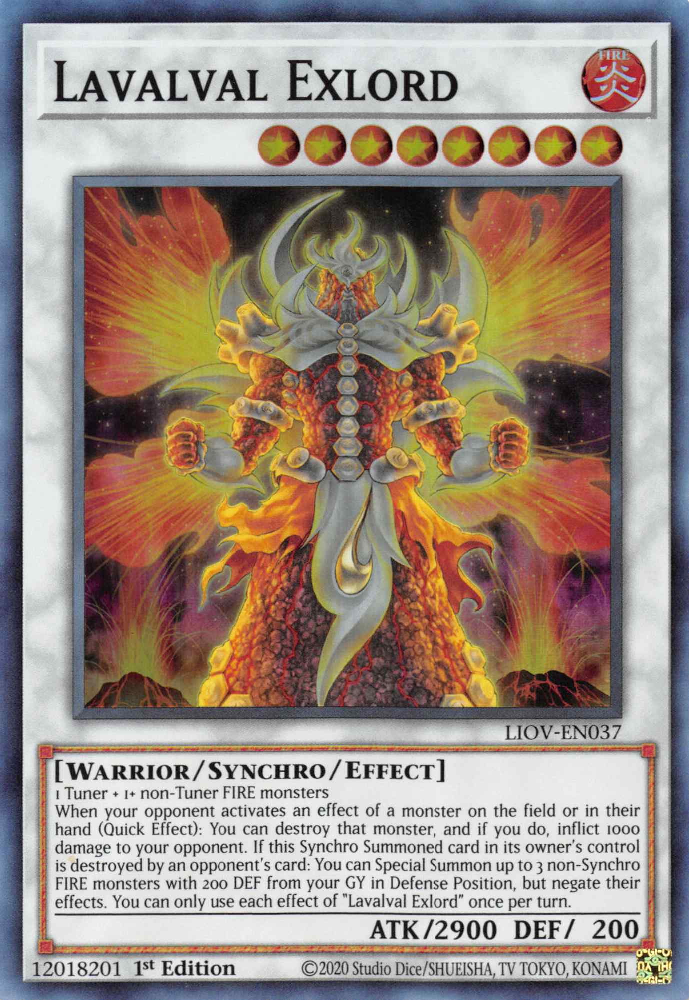 Lavalval Exlord [LIOV-EN037] Super Rare | Card Merchant Takapuna