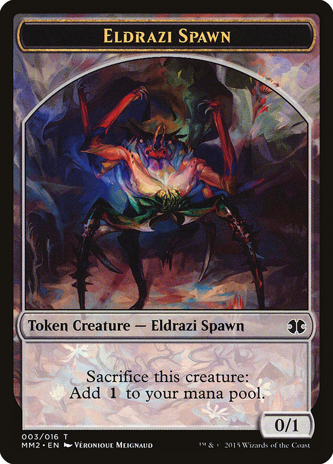 Eldrazi Spawn Token (003/016) [Modern Masters 2015 Tokens] | Card Merchant Takapuna