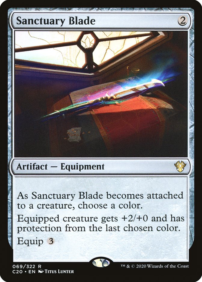 Sanctuary Blade [Commander 2020] | Card Merchant Takapuna