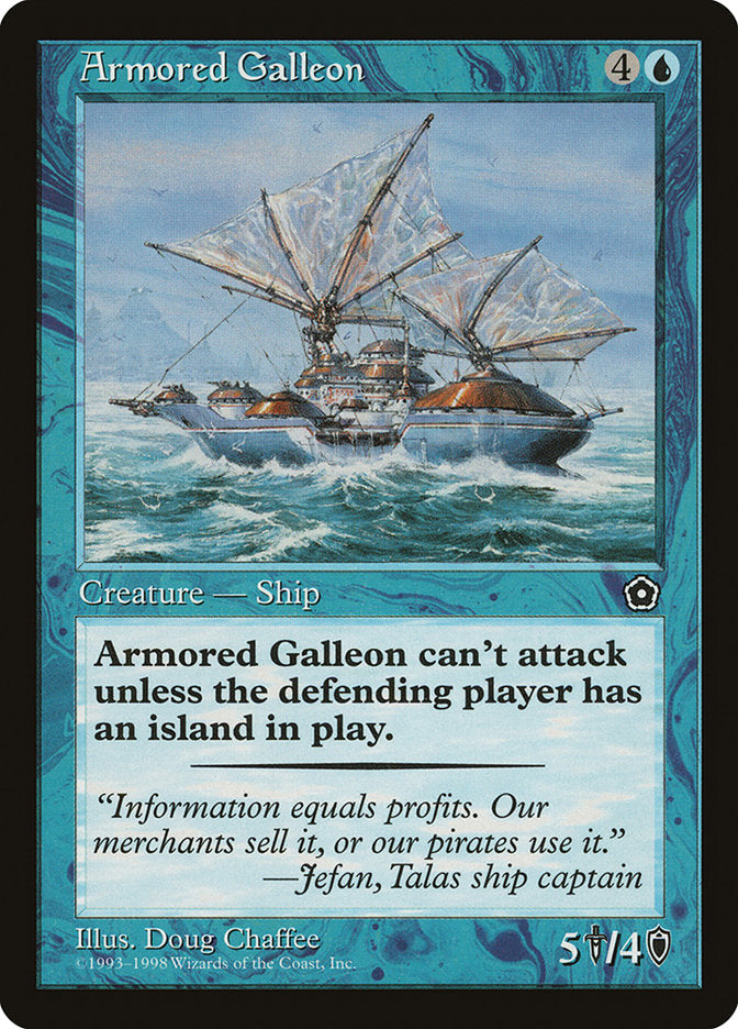 Armored Galleon [Portal Second Age] | Card Merchant Takapuna