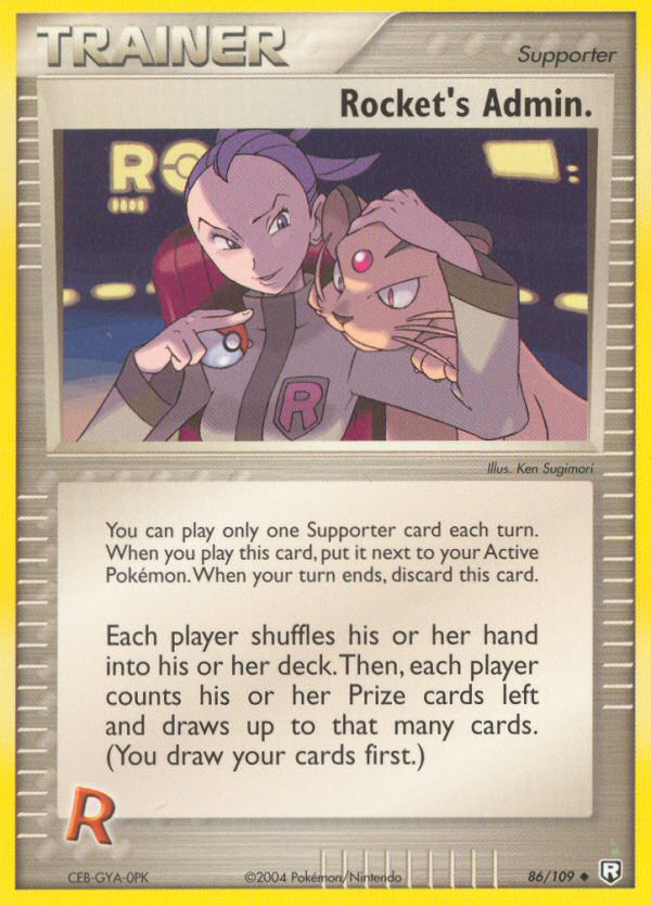Rocket's Admin. (86/109) [EX: Team Rocket Returns] | Card Merchant Takapuna