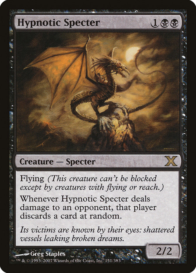 Hypnotic Specter [Tenth Edition] | Card Merchant Takapuna