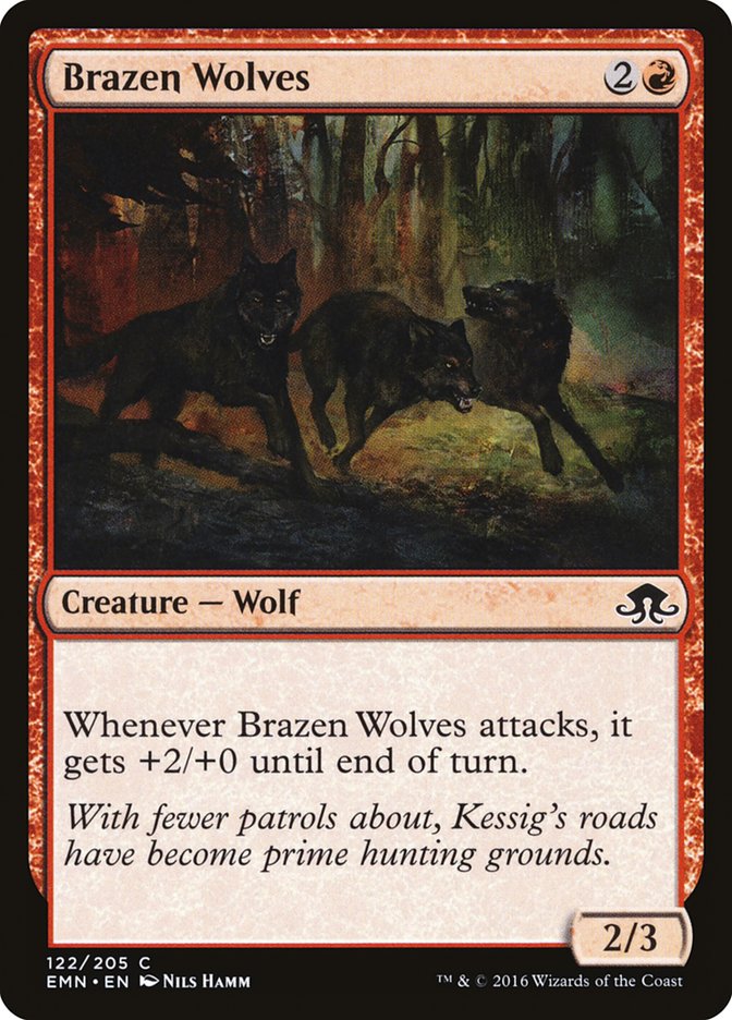 Brazen Wolves [Eldritch Moon] | Card Merchant Takapuna