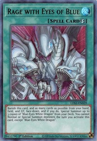 Rage with Eyes of Blue (Green) [LDS2-EN029] Ultra Rare | Card Merchant Takapuna