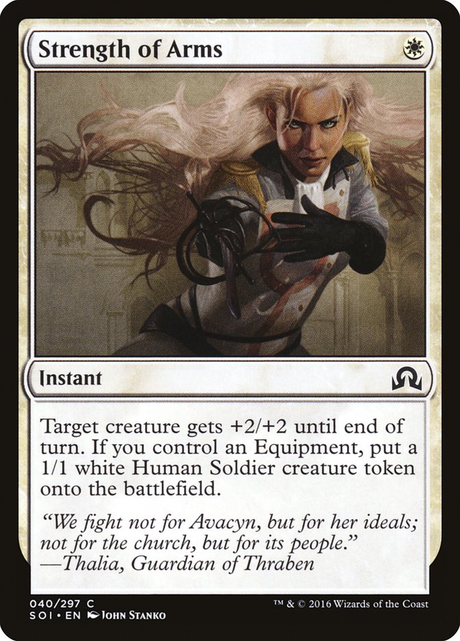 Strength of Arms [Shadows over Innistrad] | Card Merchant Takapuna