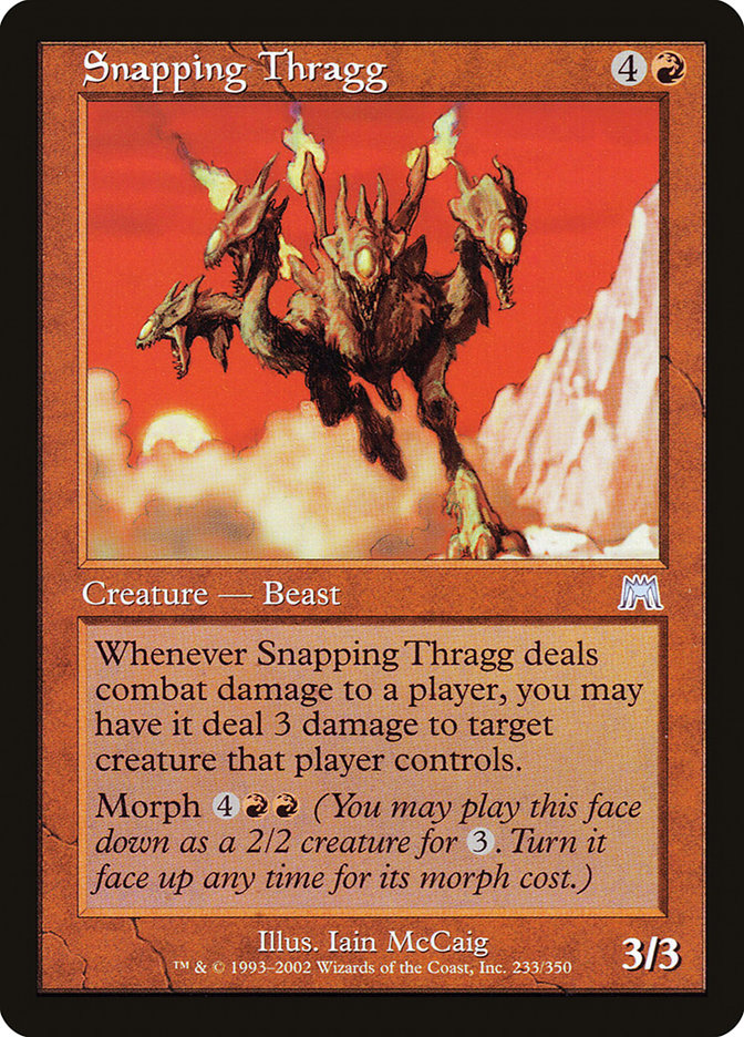 Snapping Thragg [Onslaught] | Card Merchant Takapuna