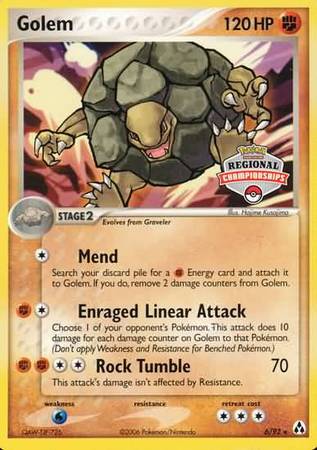 Golem (6/92) (Regional Championship Promo) [EX: Legend Maker] | Card Merchant Takapuna