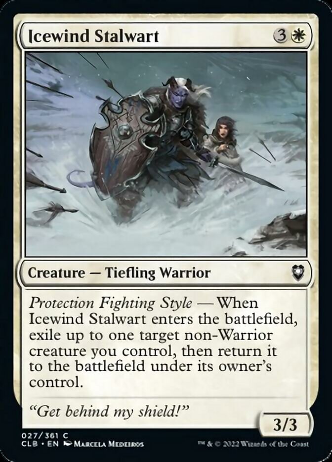 Icewind Stalwart [Commander Legends: Battle for Baldur's Gate] | Card Merchant Takapuna