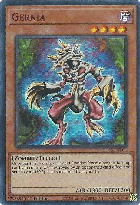 Gernia (Red) [LDS3-EN004] Ultra Rare | Card Merchant Takapuna