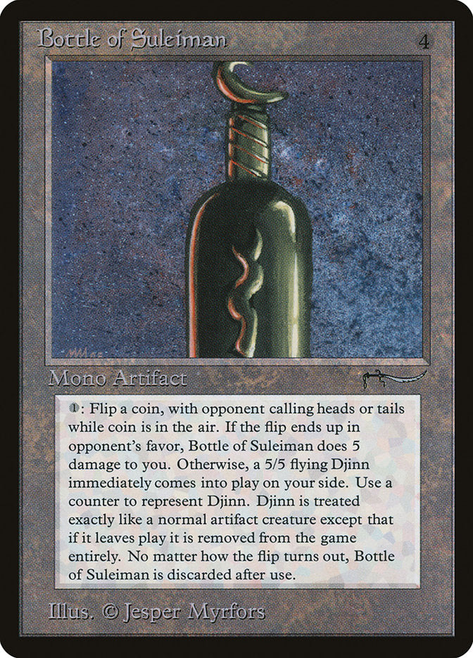 Bottle of Suleiman [Arabian Nights] | Card Merchant Takapuna