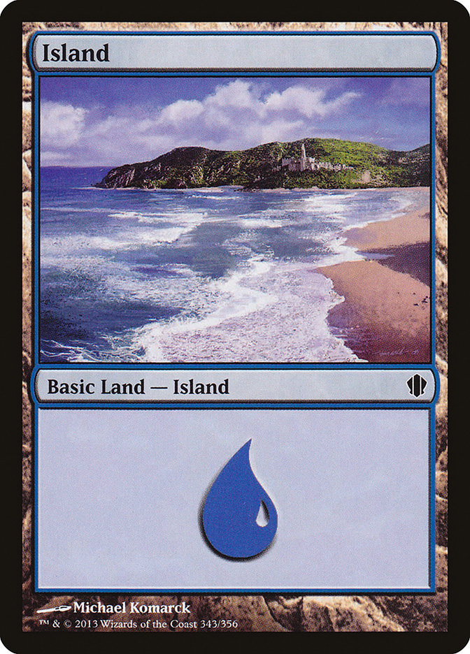 Island (343) [Commander 2013] | Card Merchant Takapuna