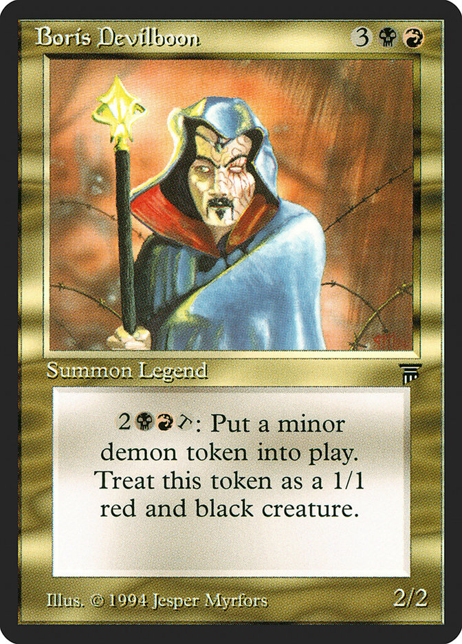 Boris Devilboon [Legends] | Card Merchant Takapuna