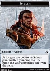 Gideon of the Trials Emblem // Zombie Double-Sided Token [Amonkhet Tokens] | Card Merchant Takapuna