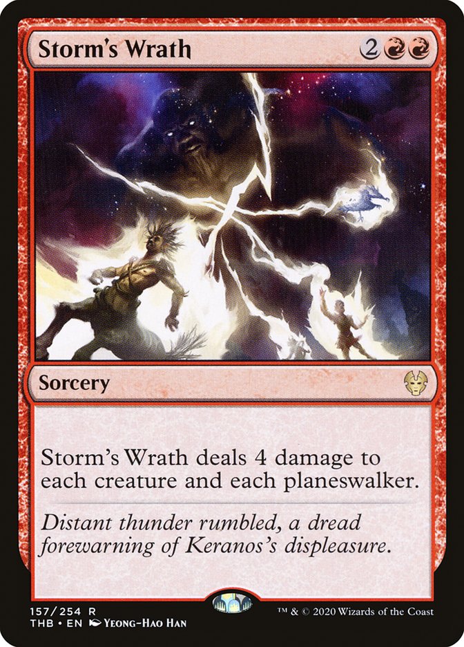 Storm's Wrath [Theros Beyond Death] | Card Merchant Takapuna
